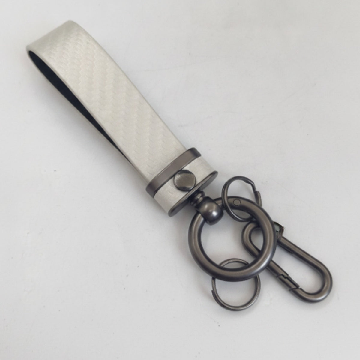 Carbon Fiber Pattern Keychain Strap – bags & wallets (view 1)