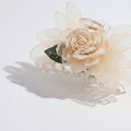 Dreamy Floral Hair Claw Clip - Champagne