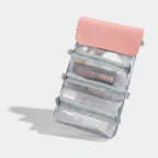 Hanging Cosmetic Organizer Bag Compartments - Pink – bags & wallets (view 1)
