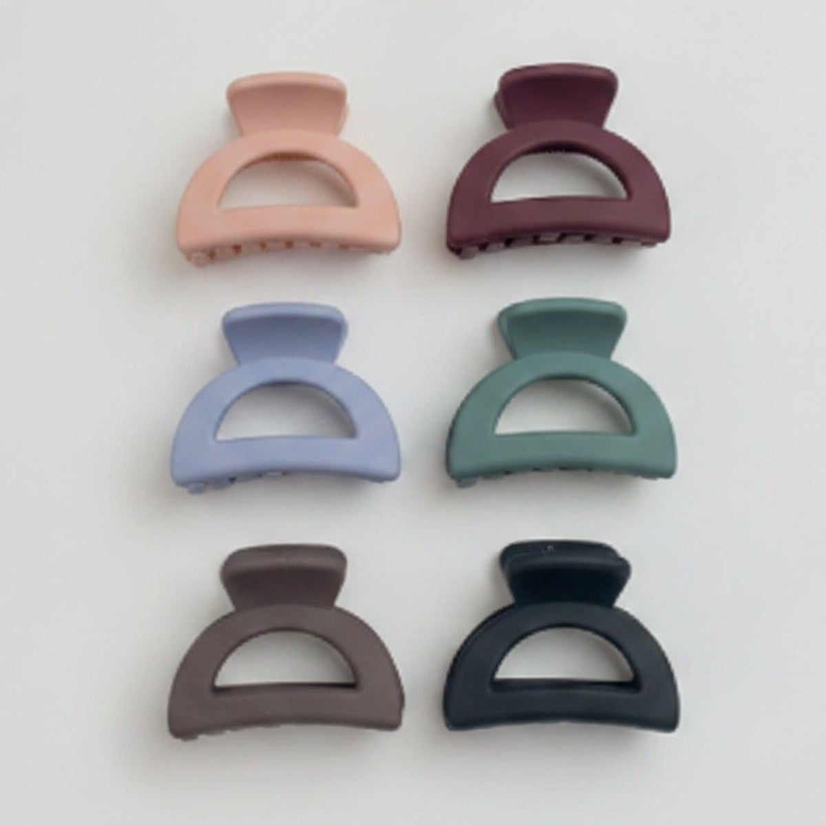 Mini Claw Clips Six-Pack Set - Navy – hair accessories (view 1)