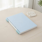 Moon Phase Spiral Notebook - Sky Blue