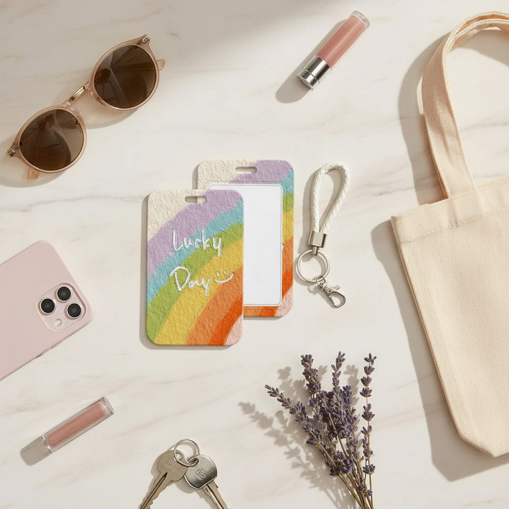 Lucky Days Rainbow Card Charm Rainbow