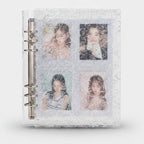 Glitter Photo Binder With Silver Ring Binding – stationery (view 1)