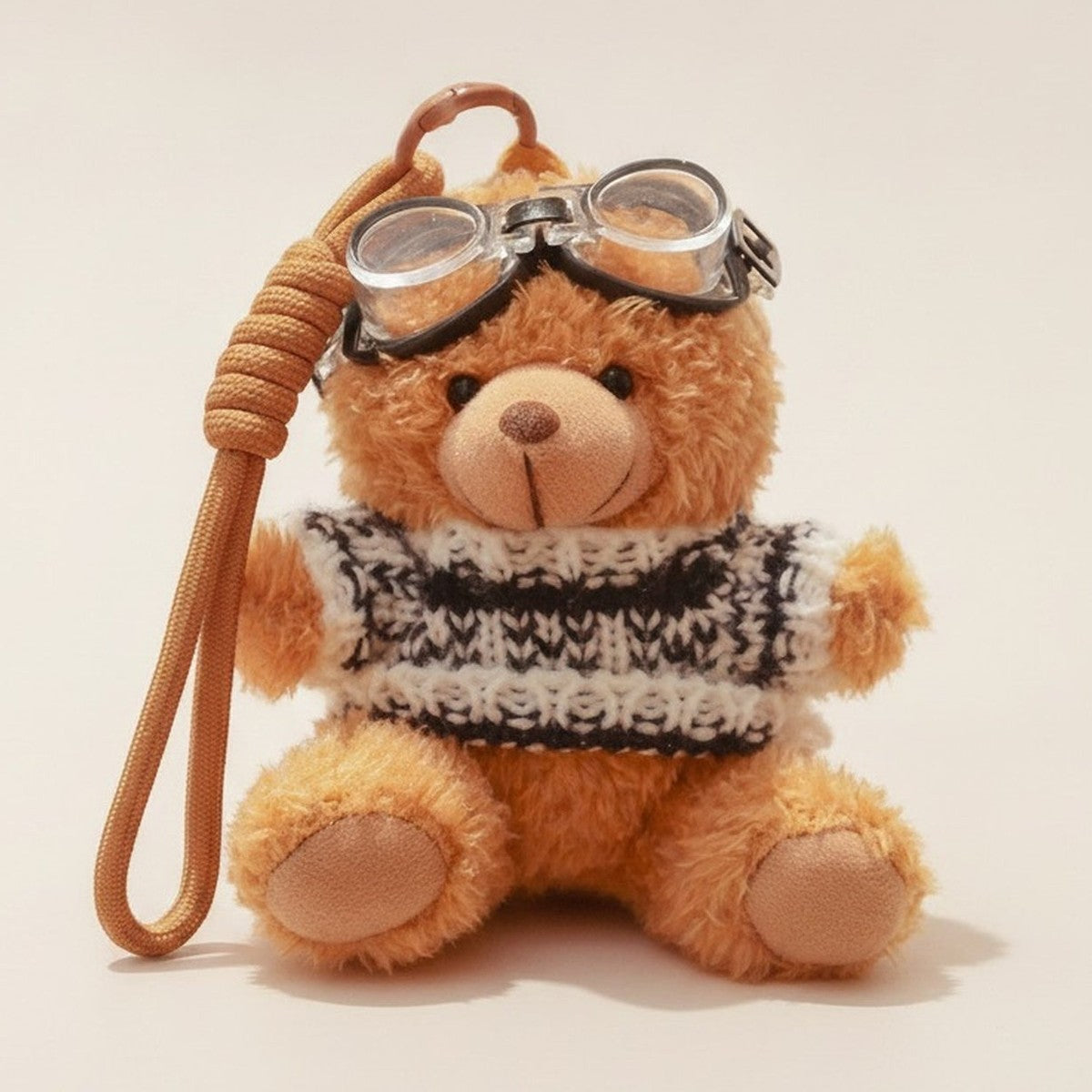 Adorable Aviator Teddy Bear Plush Toy – novelty & toys (view 1)