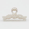 Pearl Beaded Bow Hair Claw Clip – hair accessories (view 1)