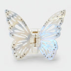 Iridescent Butterfly Rhinestone Hair Claw Clip – hair accessories (view 1)