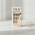 Glitter & Neutral Nail Set - Beige Glitter