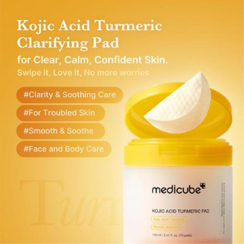 Medicube Kojic Acid Turmeric Pad 70pcs – Korean skincare