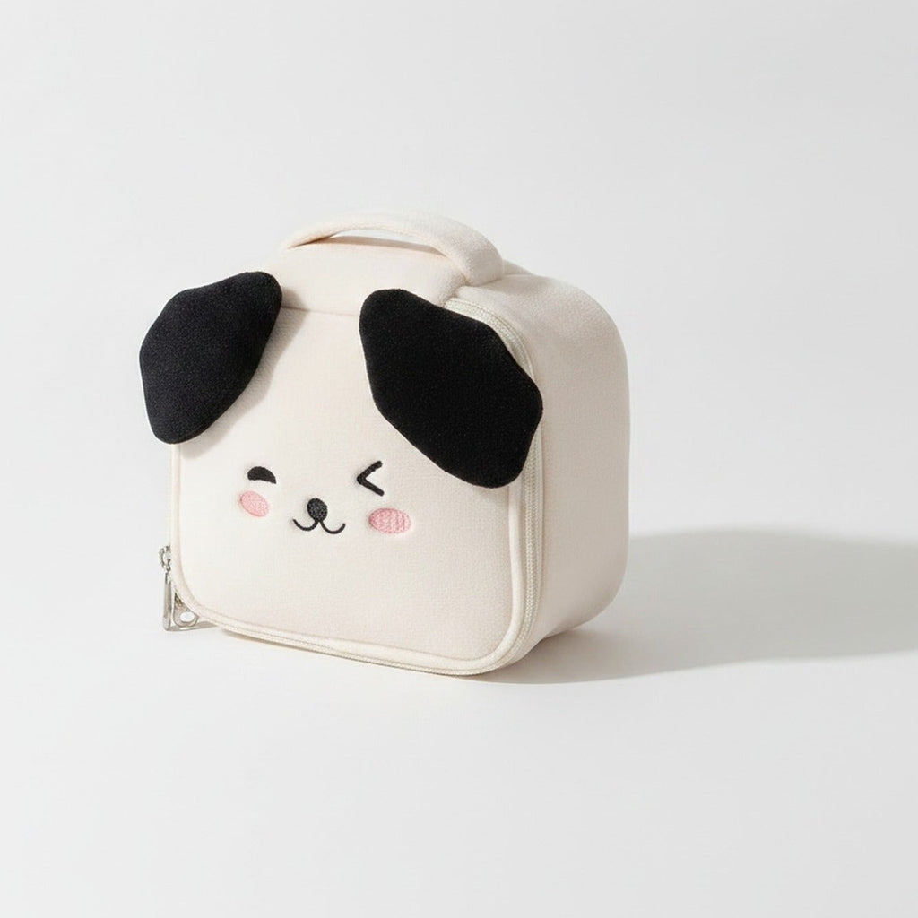 Cute Bear Cosmetic Organizer Bag - White
