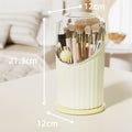 Makeup brush storage box - Yellow