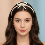 Pearl Bow Headband