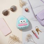 Puffy Character Plush Buddy Mint Blue
