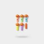 Cute Bunny Gel Pen Set Pumpkin