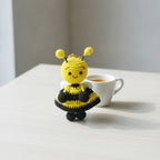 Mini Crochet Keychain DIY Kit - Bee