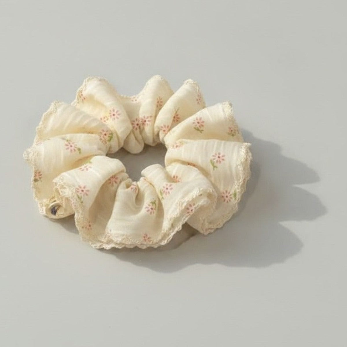 Floral Lace Hair Claw Clip - Pink Floral Banana Clip #3303 – hair accessories (view 1)