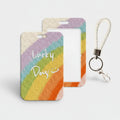 Lucky Days Rainbow Card Charm Rainbow