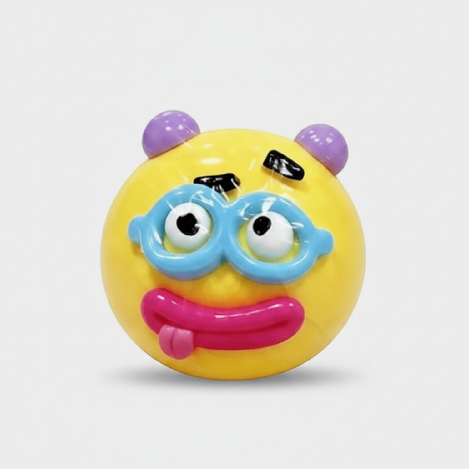 Mood Change Squishy Ball Plush Yellow