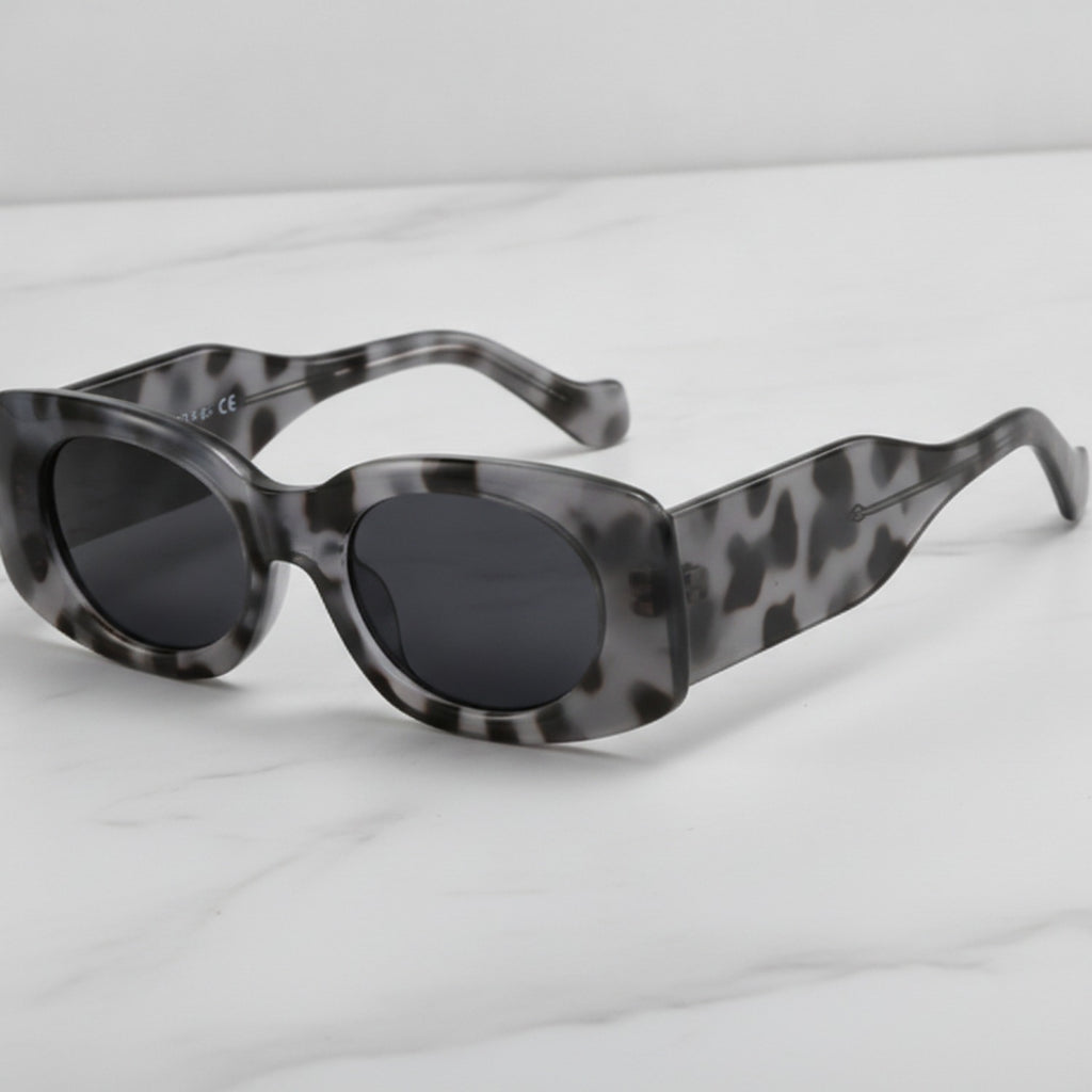 Oversized Oval Bug Eye Sunglasses - Tortoiseshell