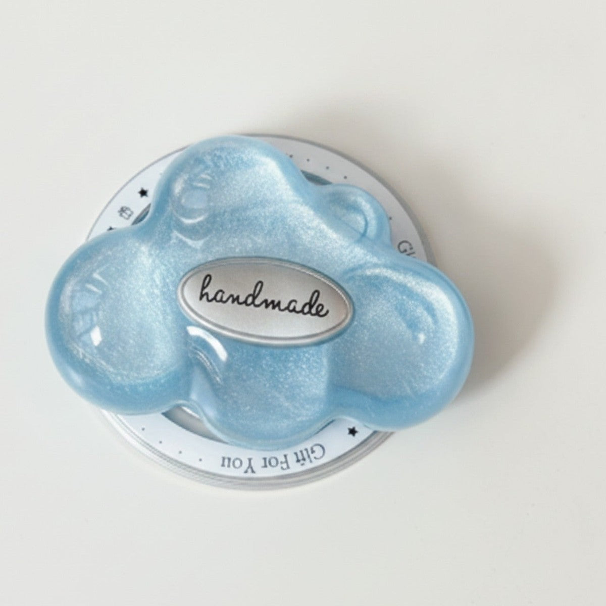 Cloud Grip Phone Stand - Shimmer Blue