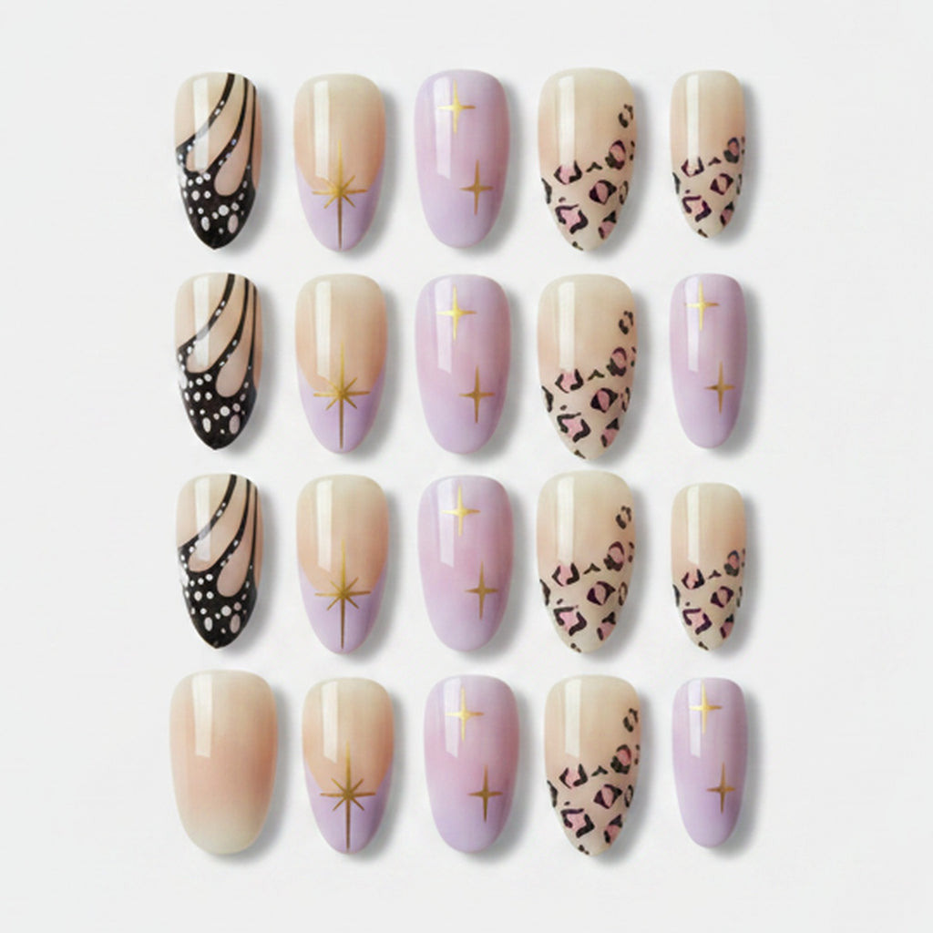 Celestial Vibes Nail Set - Celestial Purple
