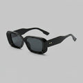 Black Chunky Square Sunglasses With Gold Studs – eyewear (view 1)