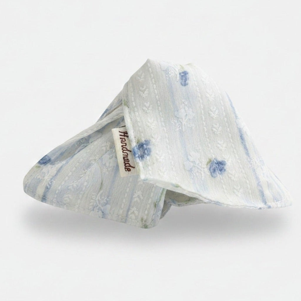 Blue Floral Lace Hair Claw Clip – hair accessories (view 1)