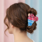 Ice Cream Cone Hair Claw - Strawberry Cookie