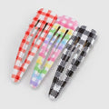 Teardrop Hair Clips Set - Red Rainbow Black Mix – hair accessories (view 1)