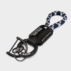 Get Rich Braided Rope Keychain Navy Rope