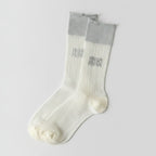 Off-White Ribbed Crew Socks – apparel accessories (view 1)