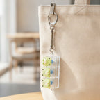 Angry Cookie Keychain - Clear Base Frog