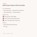Mask Fit Aura Cushion