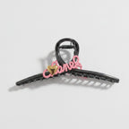 Hair Claw Clip With Bows - Gunmetal C Letter Cross Claw Clip #3 – hair accessories (view 1)