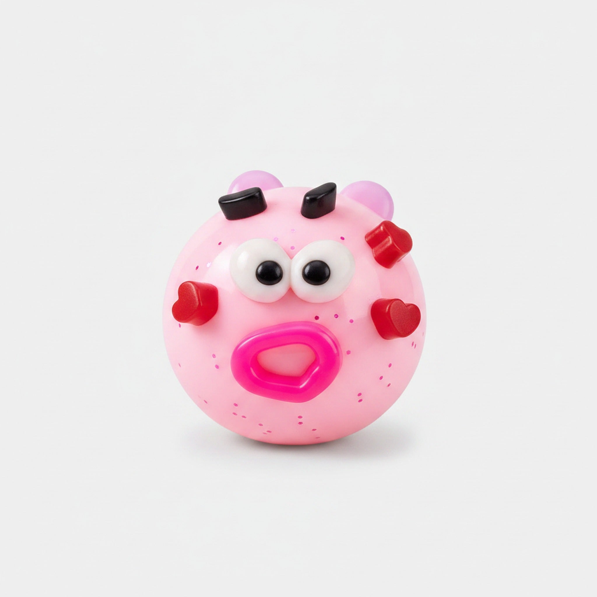 Smiley Face Mood Squishy - Pink