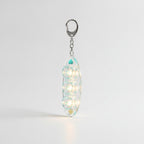 Heart Keycap Light-Up Keychain - Clear