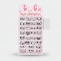 Fun Smiley Face Stamp Set Pink – stationery (view 1)