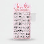 Fun Smiley Face Stamp Set Pink – stationery (view 1)