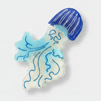 Jellyfish Blue Wavy Hair Claw Clip – hair accessories (view 1)