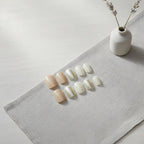 Press-On Nail Art Set - Champagne Mix