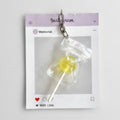 Lollipop Treat Bag Keychain Charm - Yellow – novelty & toys (view 1)