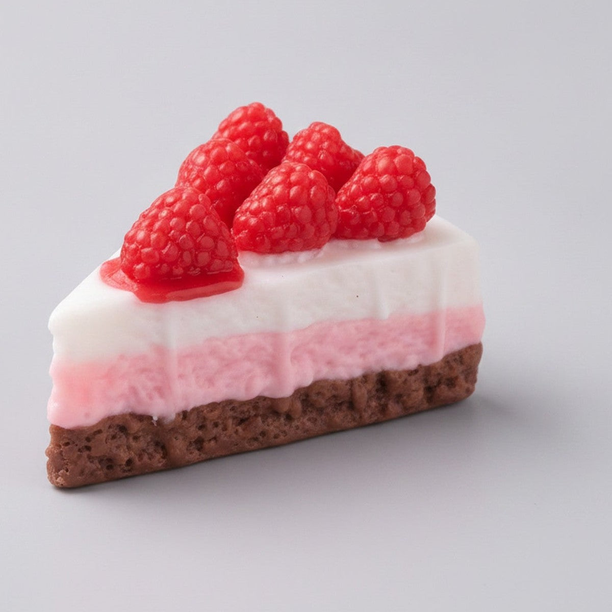 Raspberry Triangle Cake Squishy - Brown