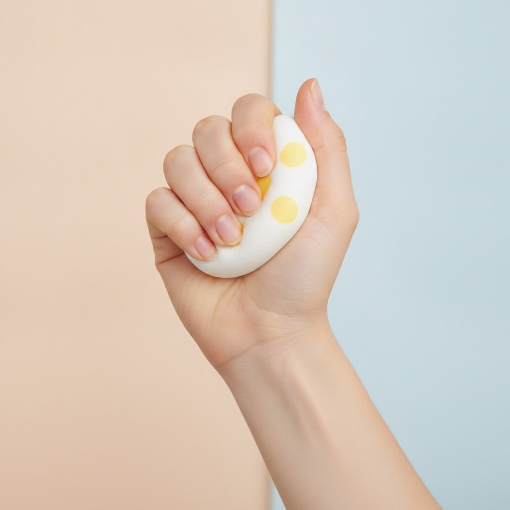 Realistic Peeled Banana Soft Squeeze Squishy Toy - squeeze in hand