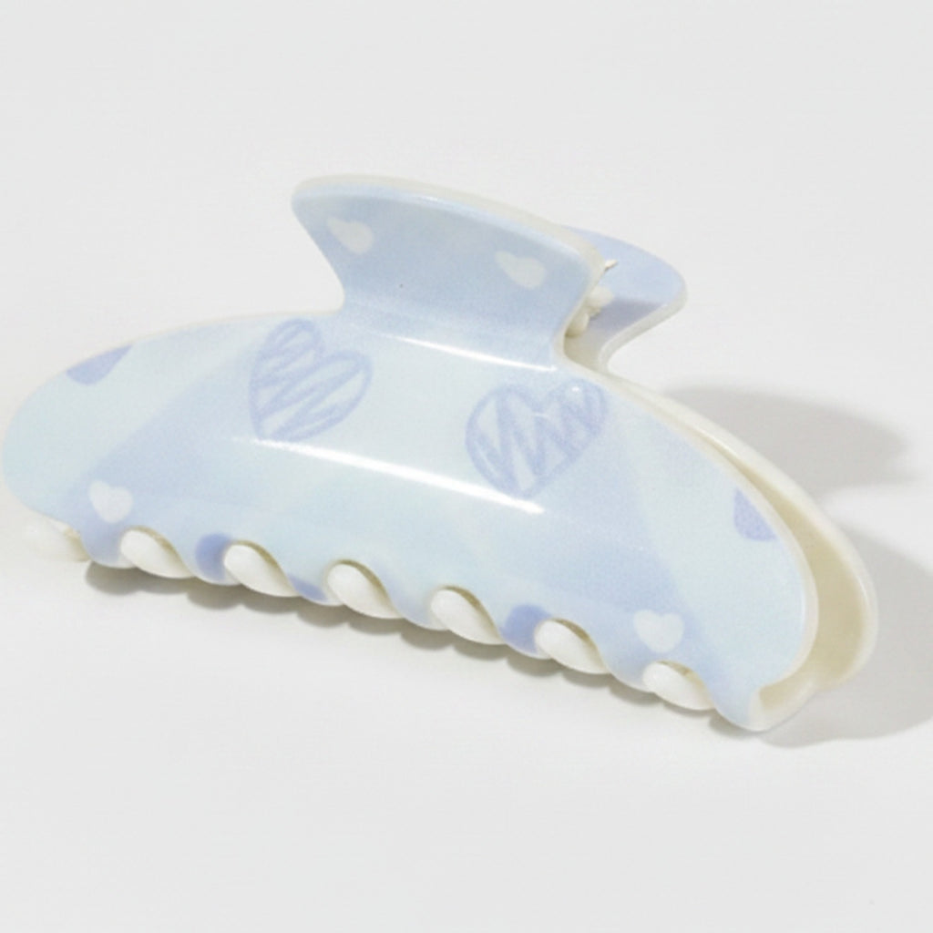 Heart Pearl Hair Claw Clip – hair accessories (view 1)