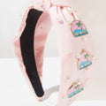 Pink Pearl Beach Charm Padded Headband – hair accessories (view 1)