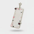 Star Charm Phone Keychain Black Pink White – novelty & toys (view 1)