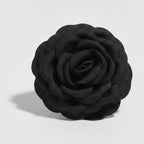 Rose Bloom Hair Claw - Black