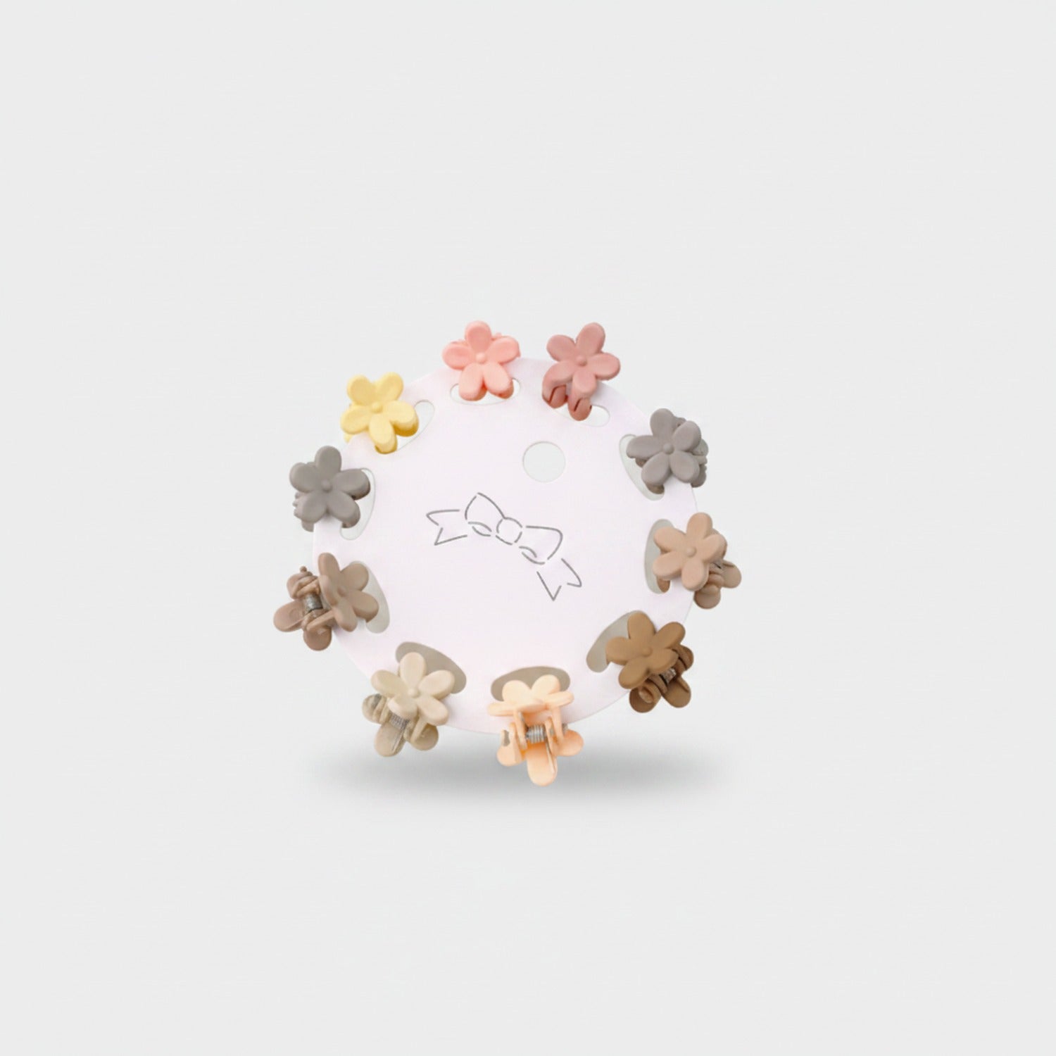 Blue Flower Hair Clips Set Flowers