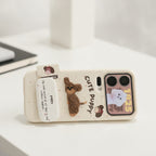Sleeping Dog Plush Phone Case