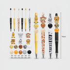 Animal Charm Beaded Pen Set - Multi