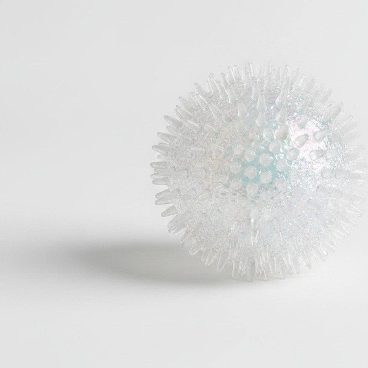 Sparkling Texture Squishy Ball - Clear